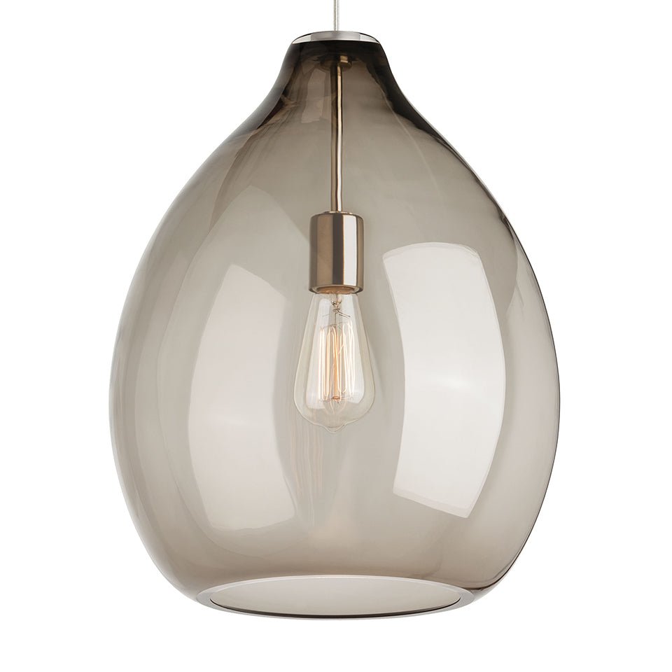 Suspension Quinton - Nickel satiné Fumée Oui by Tech Lighting | Luminaires & cie