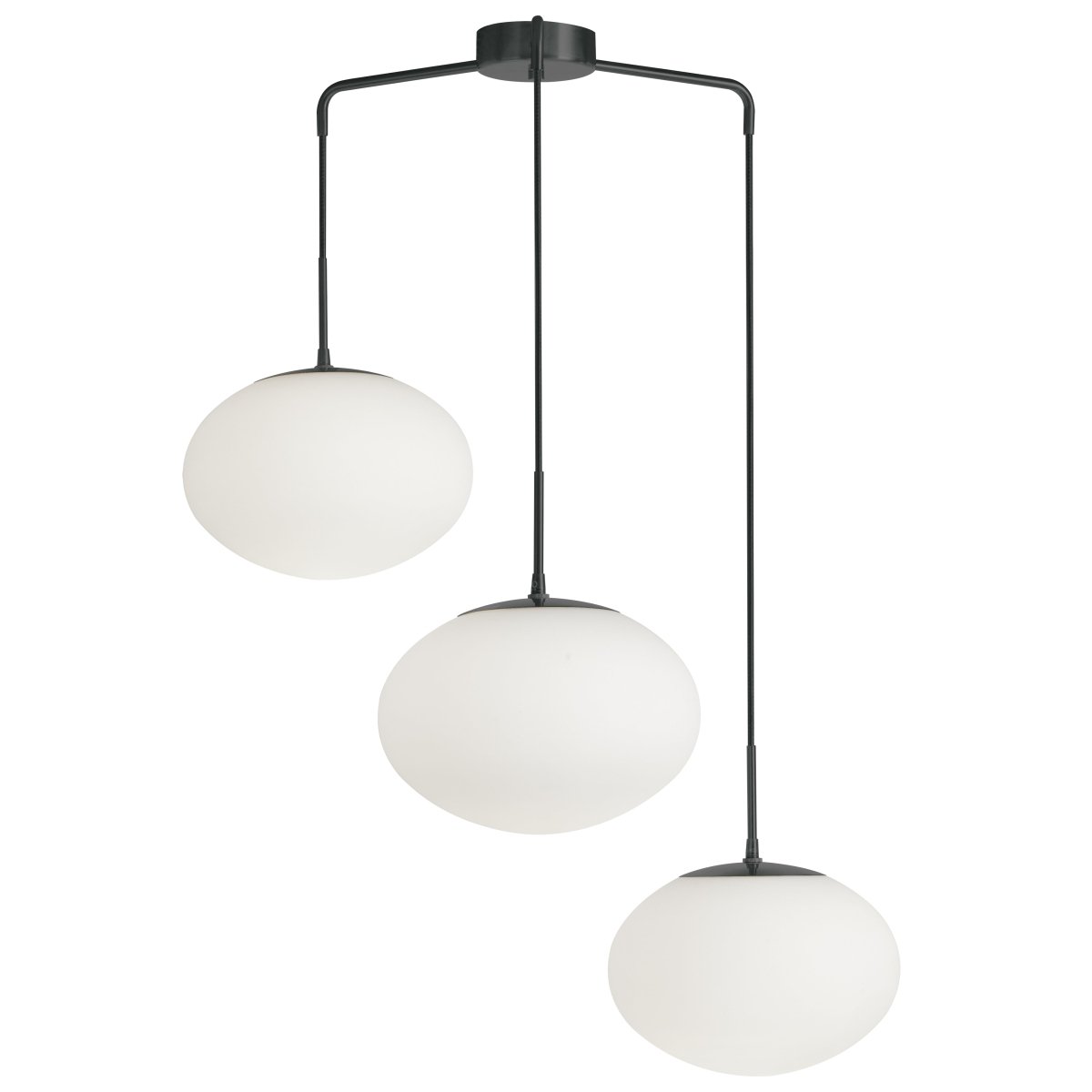 Suspension Rachel - Noir mat by Dainolite | Luminaires & cie