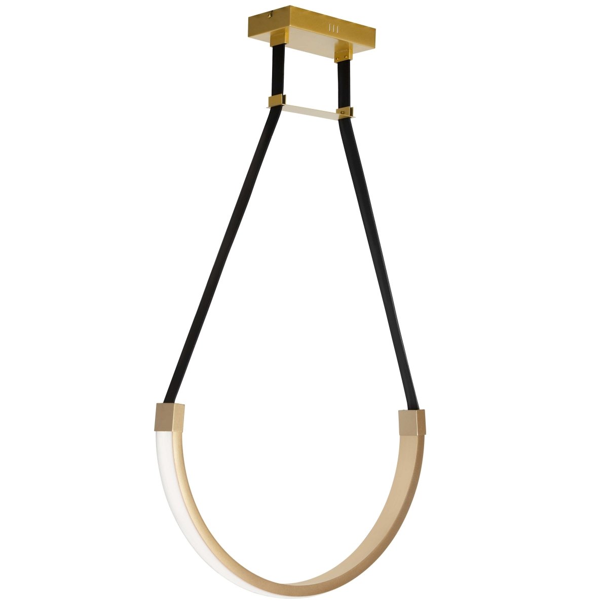 Suspension Regan - Laiton âgé 24" by Dainolite | Luminaires & cie