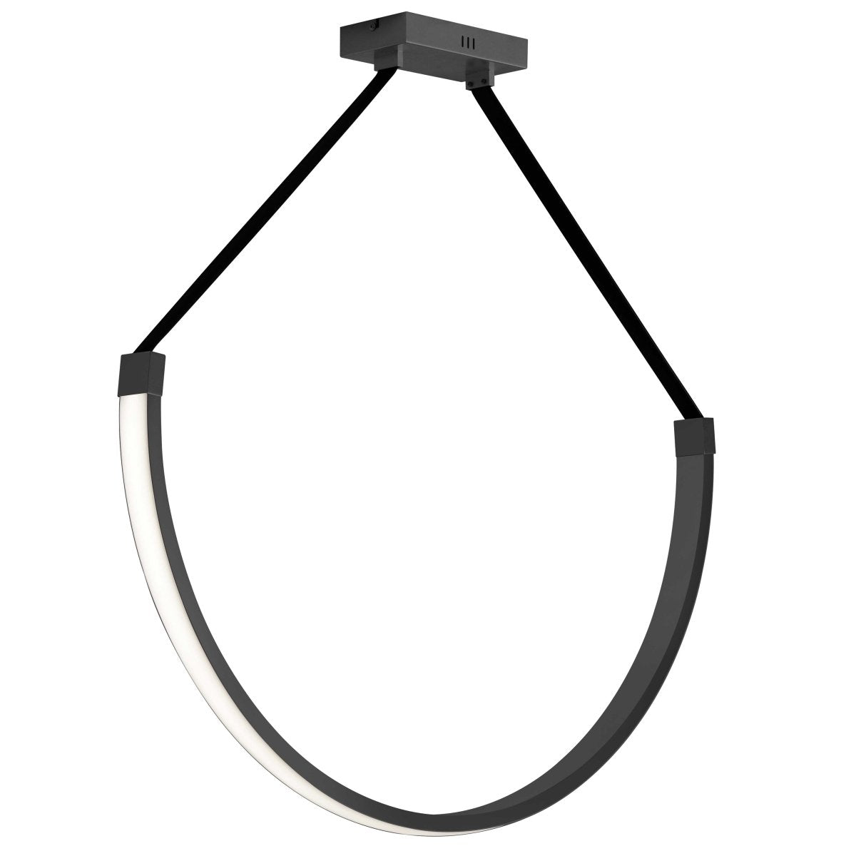Suspension Regan - Noir mat 40" by Dainolite | Luminaires & cie