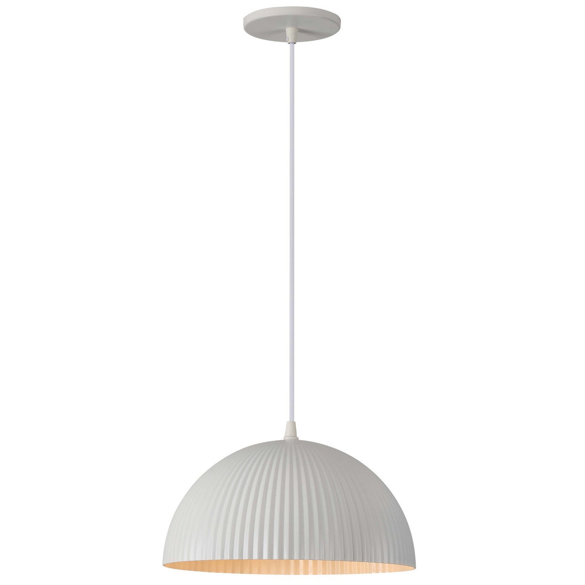 Suspension Remy Blanc mat – vue 2