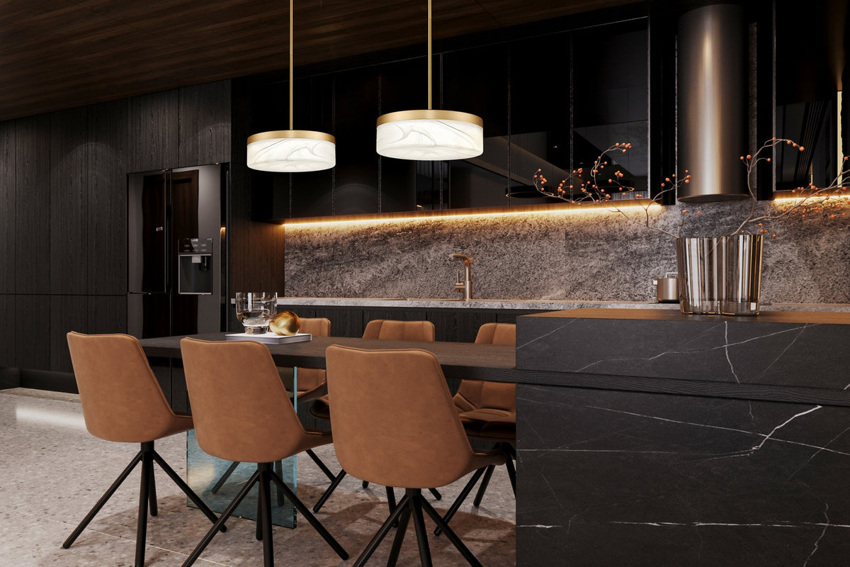 Suspension Renaud Or moderne – vue 8