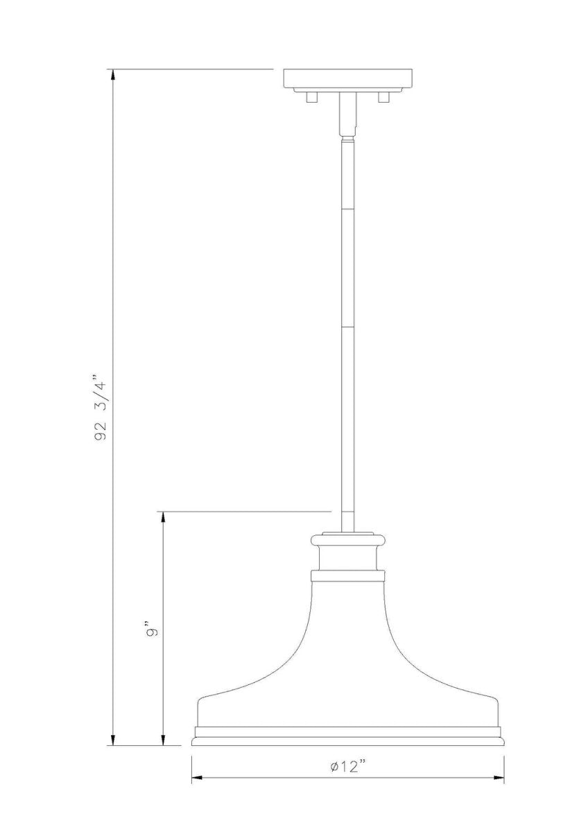 Suspension Reznor - Or moderne 18" by Z-Lite | Luminaires & cie