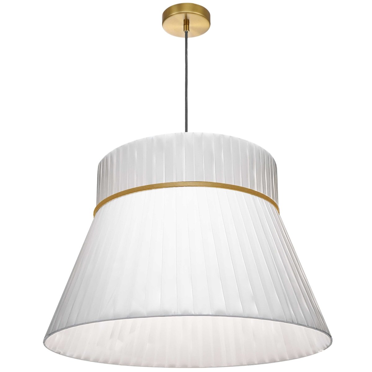 Suspension Rochelle - Laiton vieilli by Dainolite | Luminaires & cie