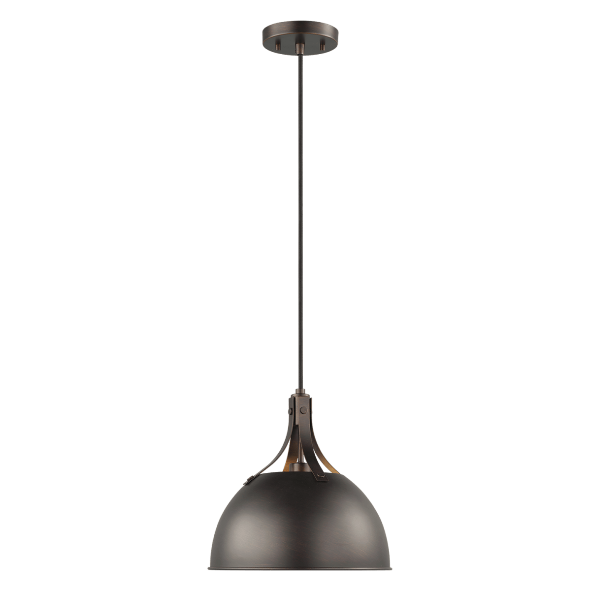 Suspension Rockland - Bronze Ampoules DEL incluses by Visual Comfort Studio | Luminaires & cie