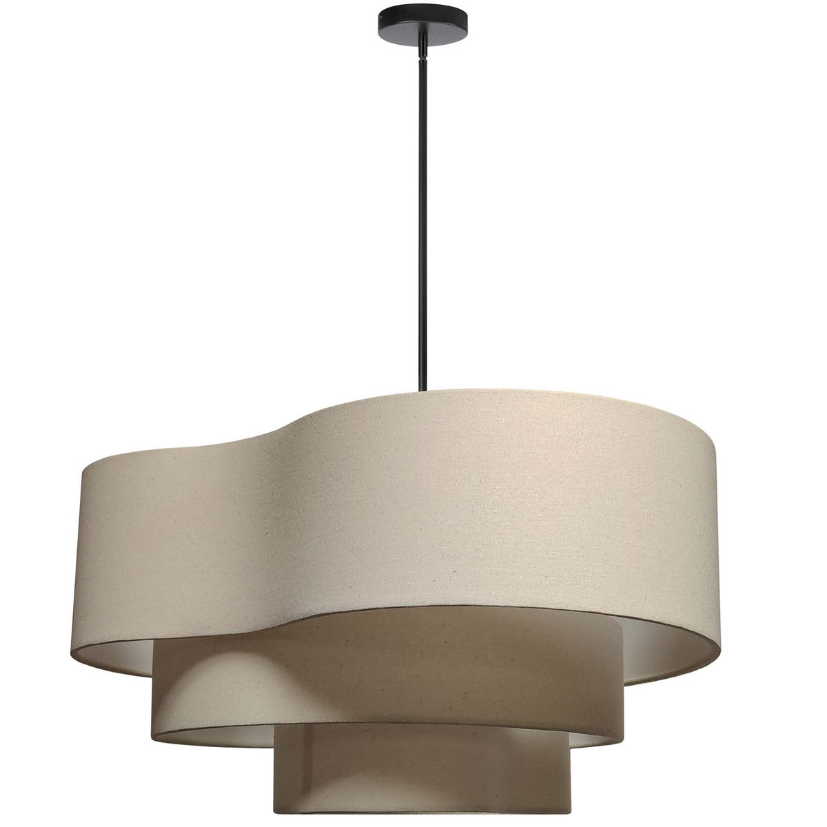 Suspension Rory Naturel / Noir mat – Dainolite