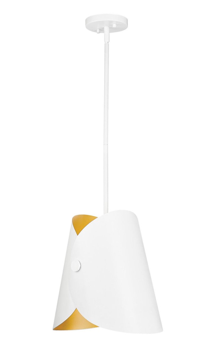 Suspension Salone - Blanc mat 10" by Z-Lite | Luminaires & cie