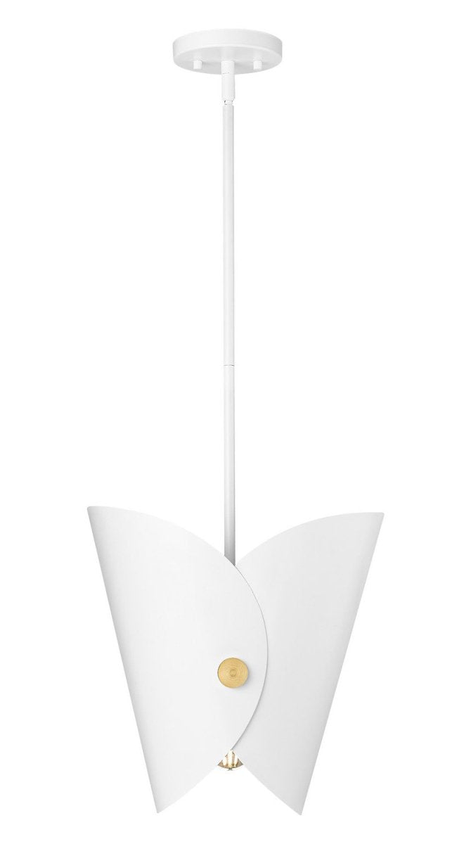 Suspension Salone - Blanc mat 14 1/4" by Z-Lite | Luminaires & cie