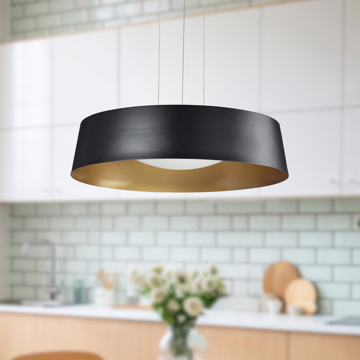 Suspension Sampson Noir – vue 4