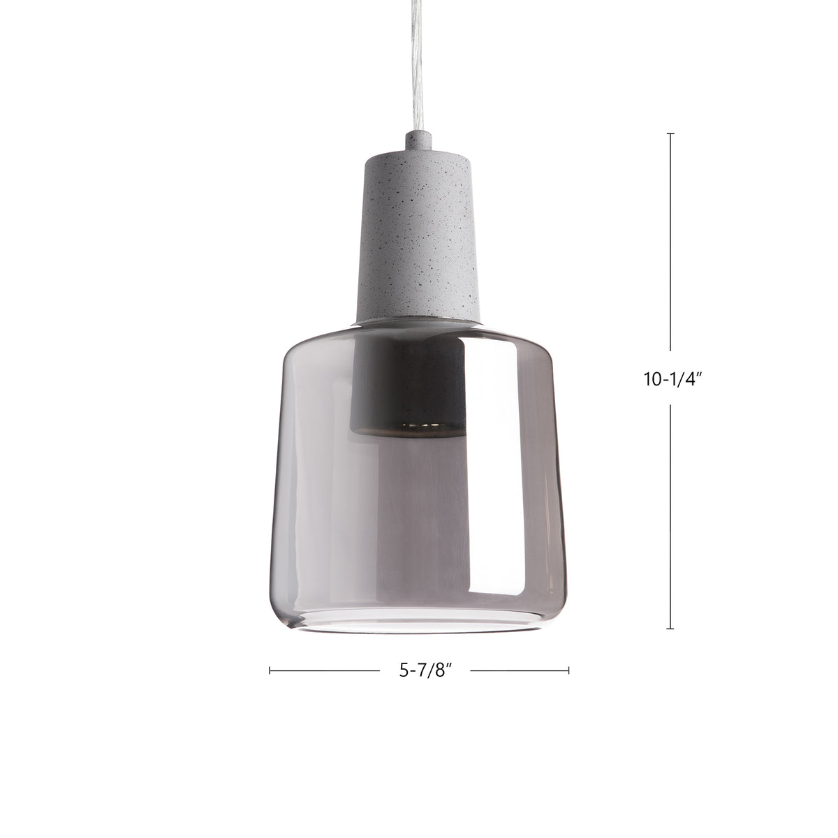 Mini-suspension Samson Transparent – vue 4
