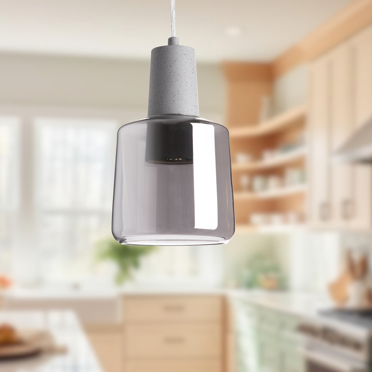 Mini-suspension Samson Noir / Fumé – vue 2