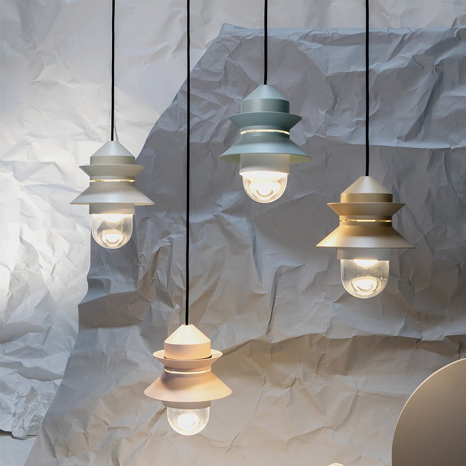 Suspension Santorini - Vert Pâle by Marset | Luminaires & cie