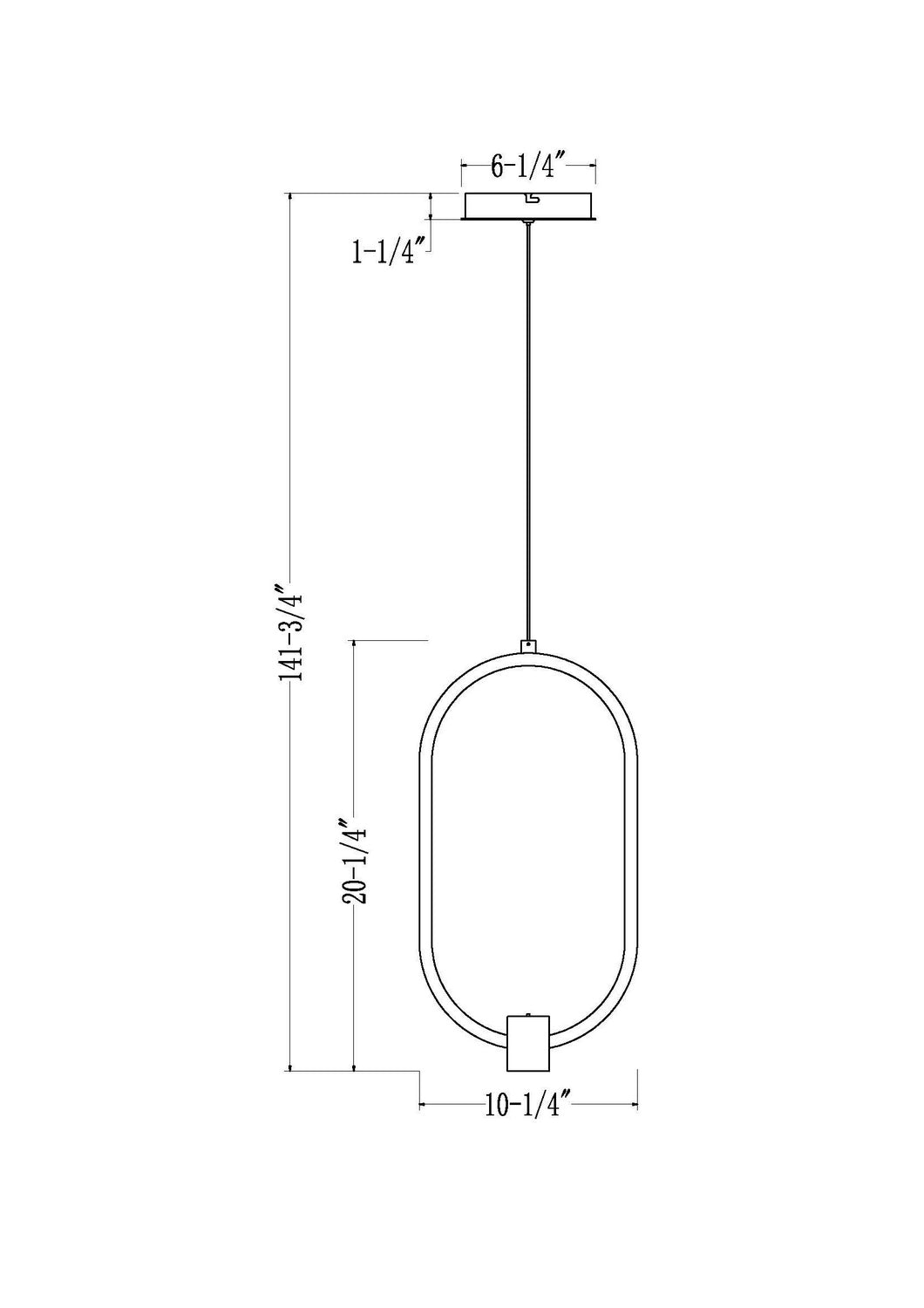 Suspension Saros – vue 4