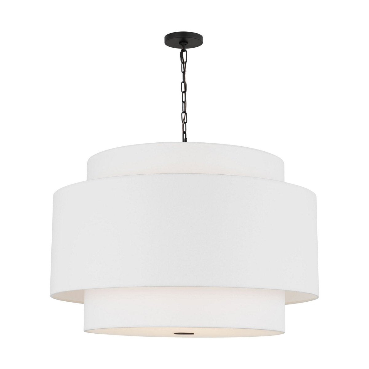 Suspension Sawyer - Nickel poli 32" by Visual Comfort Studio | Luminaires & cie