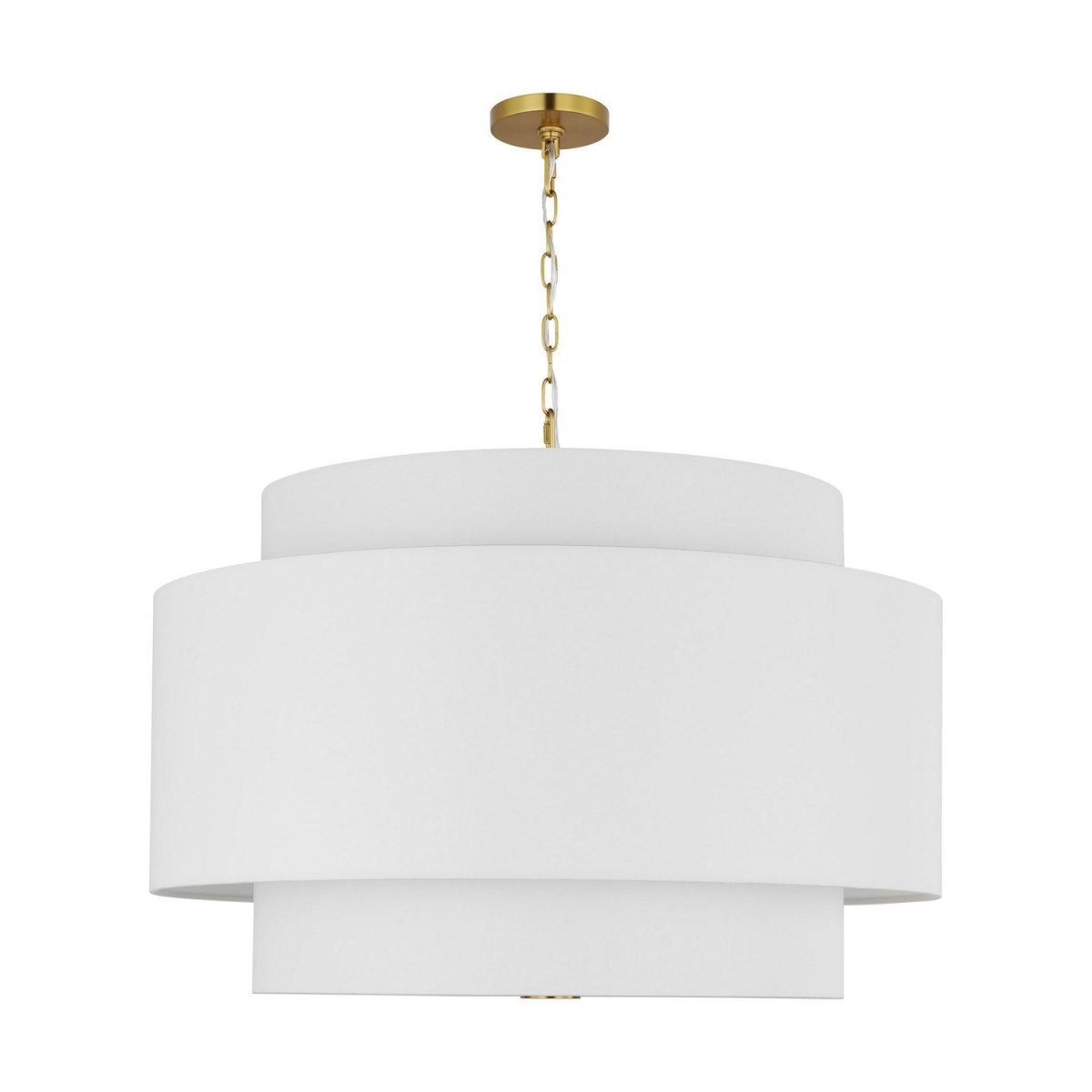 Suspension Sawyer - Nickel poli 32" by Visual Comfort Studio | Luminaires & cie