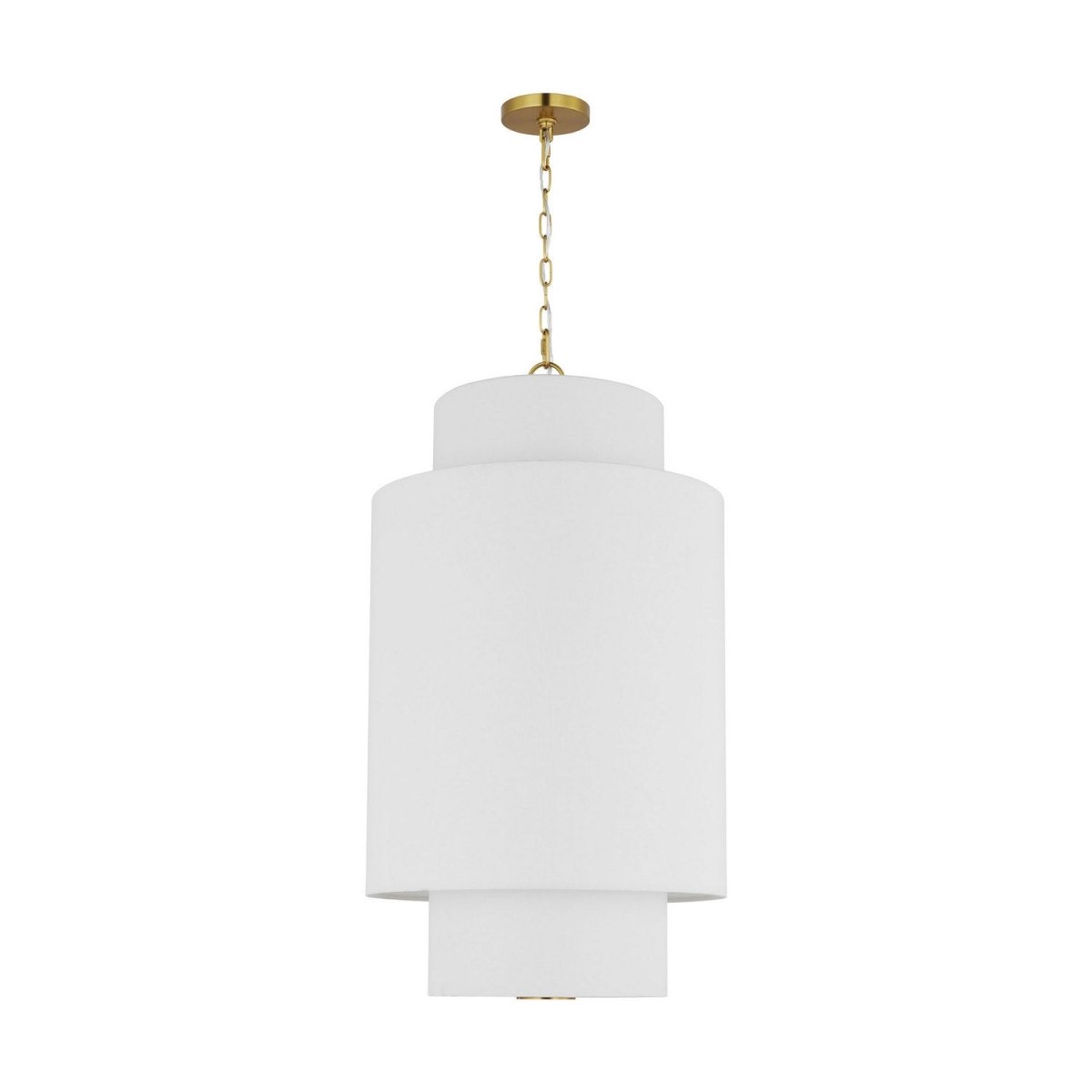 Suspension Sawyer - Nickel poli 32" by Visual Comfort Studio | Luminaires & cie
