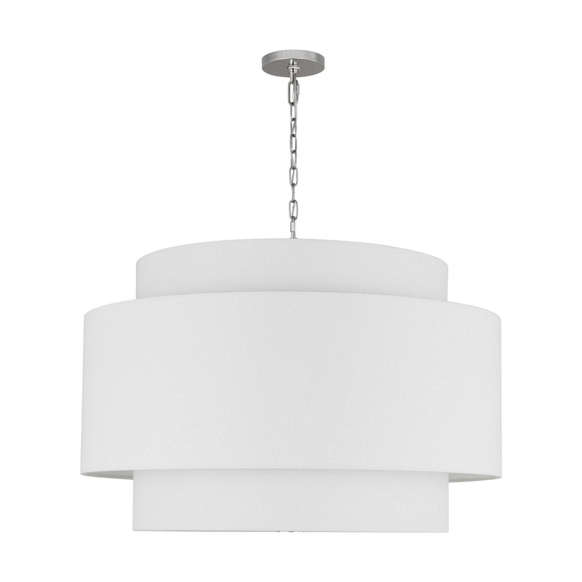 Suspension Sawyer - Nickel poli 32" by Visual Comfort Studio | Luminaires & cie