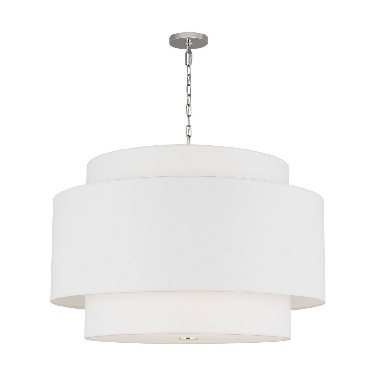 Suspension Sawyer - Nickel poli 32" by Visual Comfort Studio | Luminaires & cie