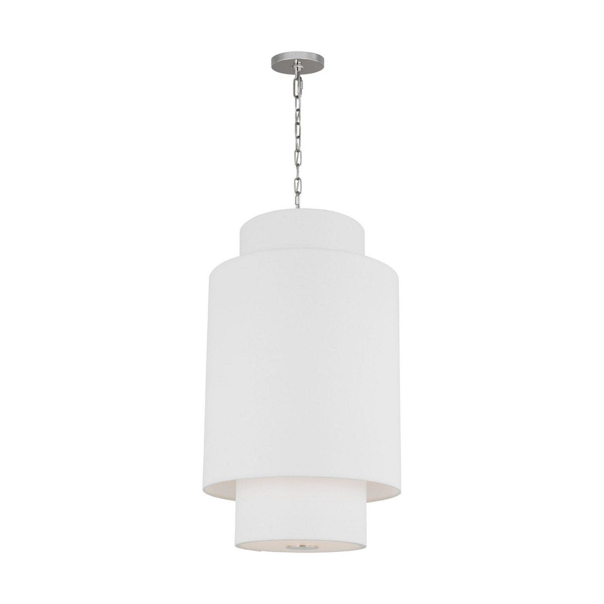 Suspension Sawyer - Nickel poli 32" by Visual Comfort Studio | Luminaires & cie