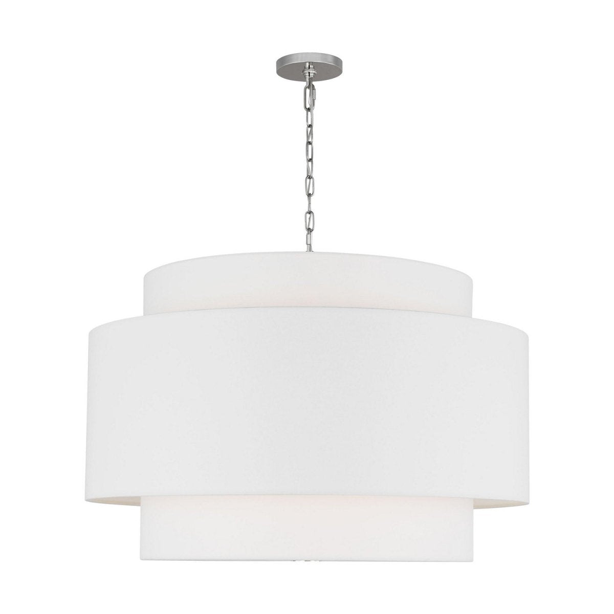 Suspension Sawyer - Nickel poli 32" by Visual Comfort Studio | Luminaires & cie
