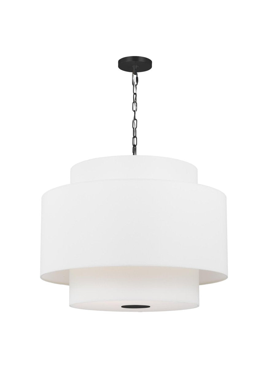 Suspension Sawyer - Nickel poli 32" by Visual Comfort Studio | Luminaires & cie