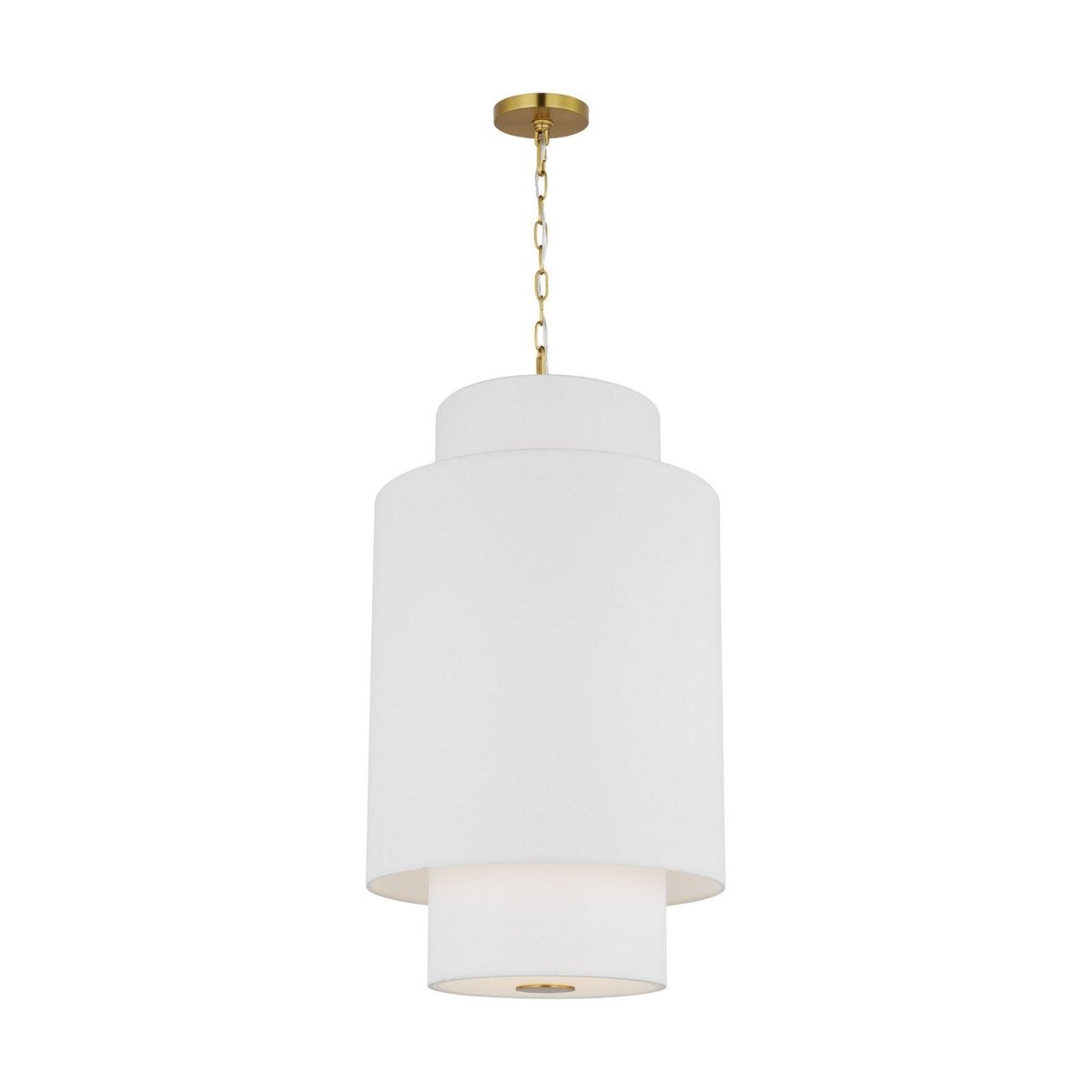 Suspension Sawyer - Nickel poli 32" by Visual Comfort Studio | Luminaires & cie