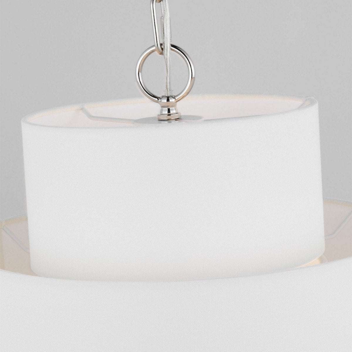 Suspension Sawyer - Nickel poli 32" by Visual Comfort Studio | Luminaires & cie