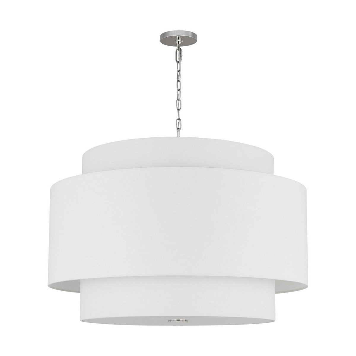 Suspension Sawyer - Nickel poli 32" by Visual Comfort Studio | Luminaires & cie