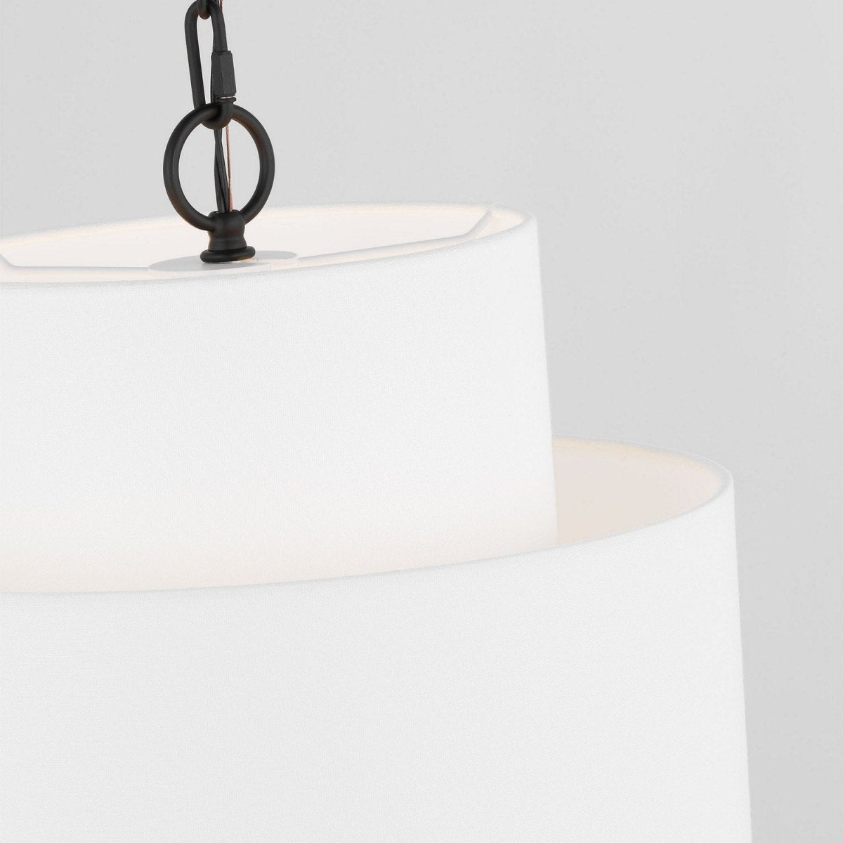 Suspension Sawyer - Nickel poli 32" by Visual Comfort Studio | Luminaires & cie