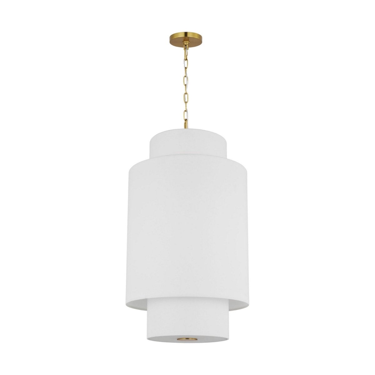 Suspension Sawyer - Nickel poli 32" by Visual Comfort Studio | Luminaires & cie