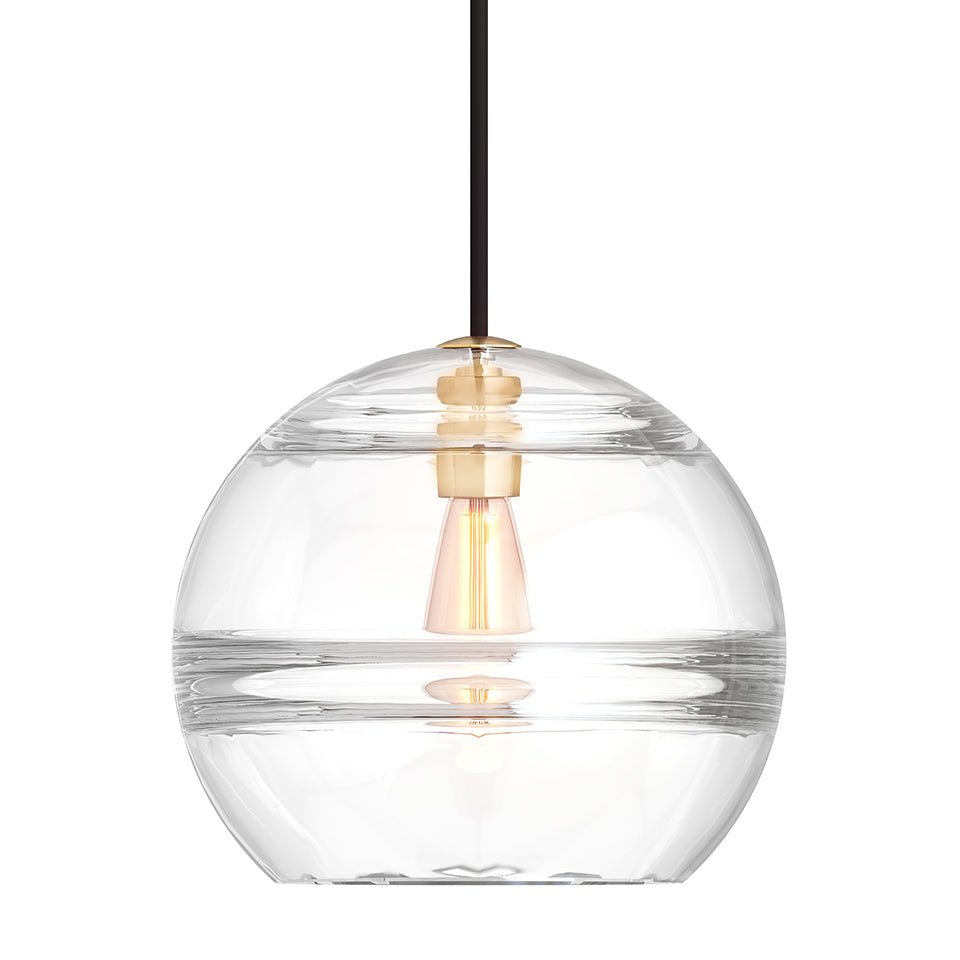 Suspension Sedona Large - Laiton vieilli Transparent Oui by Tech Lighting | Luminaires & cie