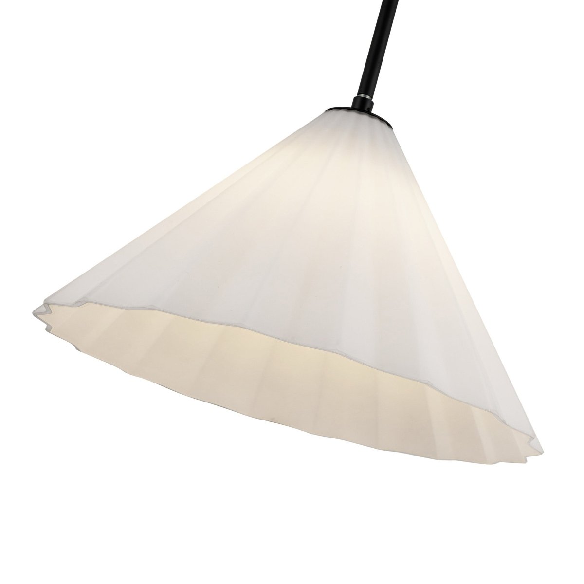 Suspension Serena - Verre noir / opale mat 13 5/8" by Alora Lighting | Luminaires & cie