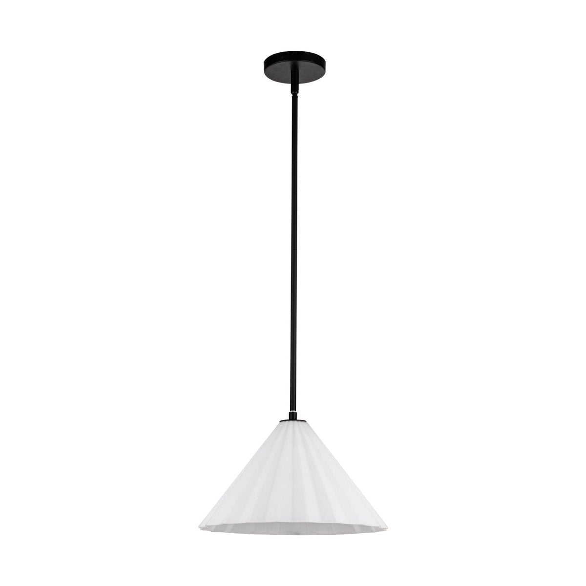 Suspension Serena - Verre noir / opale mat 13 5/8" by Alora Lighting | Luminaires & cie