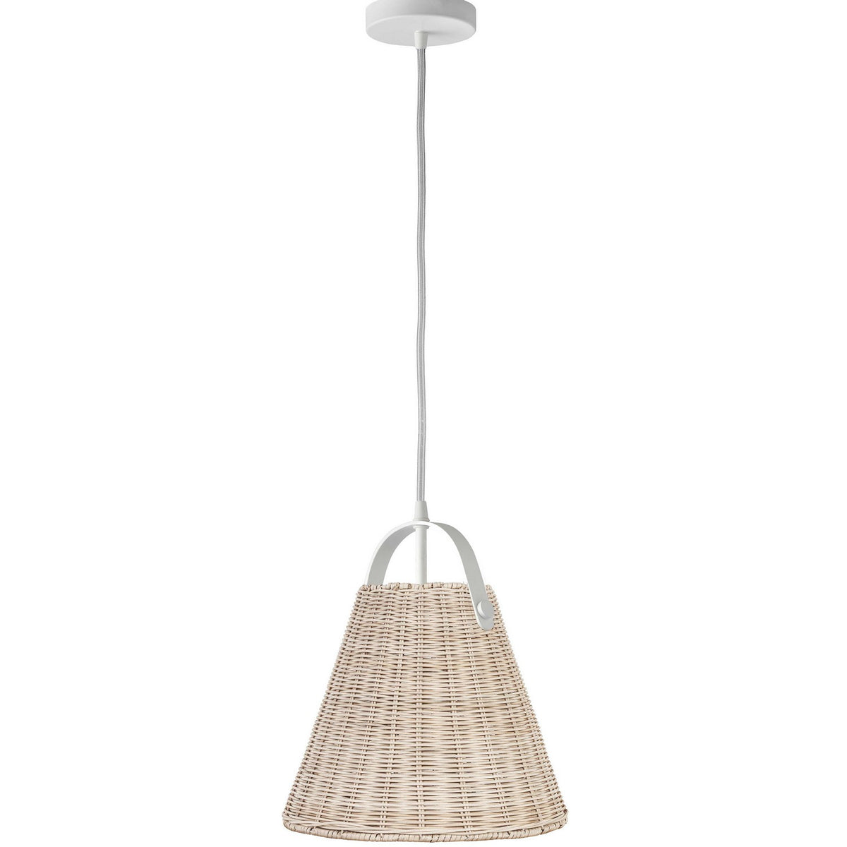 Suspension Shenandoah Naturel / Blanc mat – Dainolite