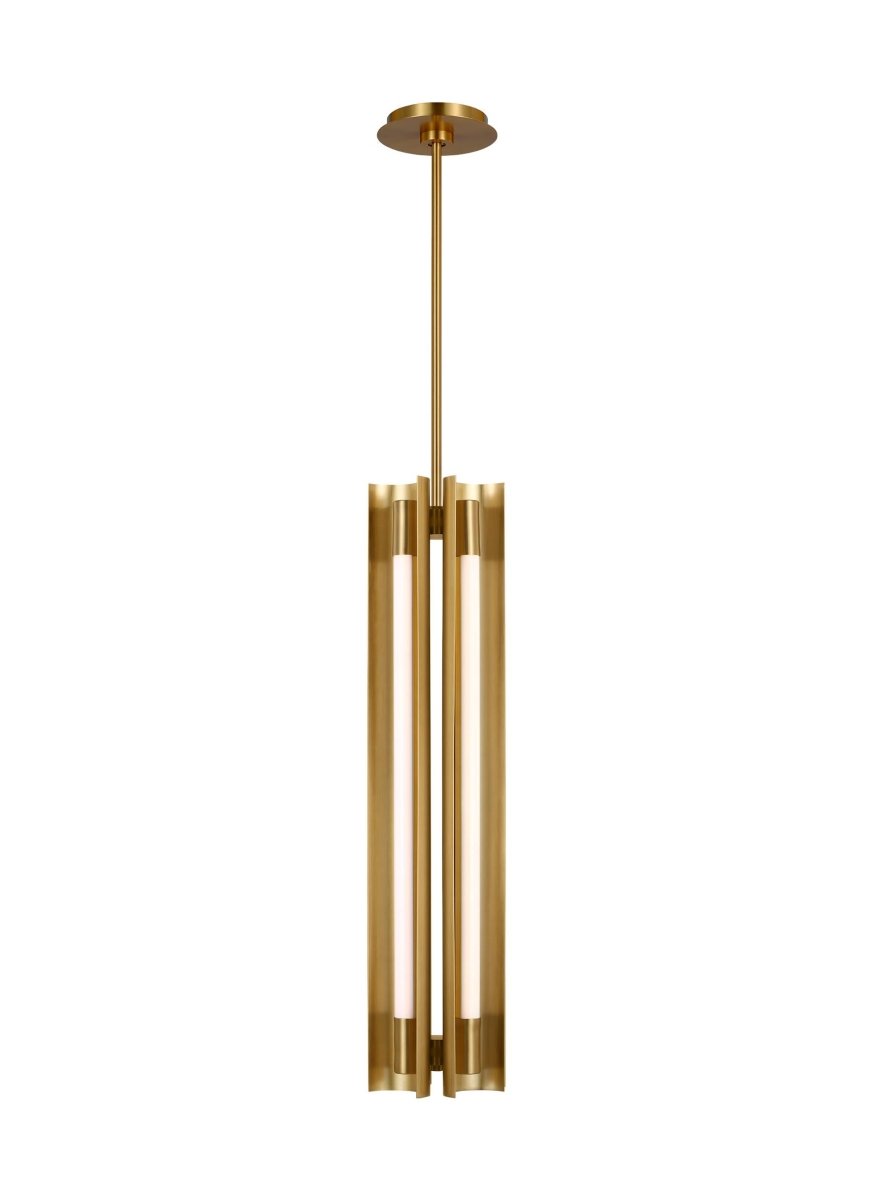 Suspension simple Carson - Laiton brûlé 5 3/8" by Visual Comfort Studio | Luminaires & cie