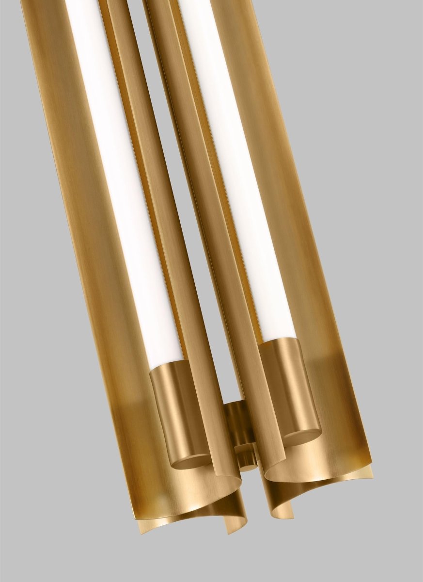 Suspension simple Carson - Laiton brûlé 5 3/8" by Visual Comfort Studio | Luminaires & cie
