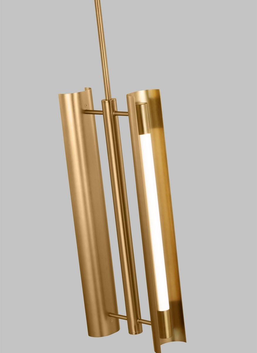 Suspension simple Carson - Laiton brûlé 9" by Visual Comfort Studio | Luminaires & cie