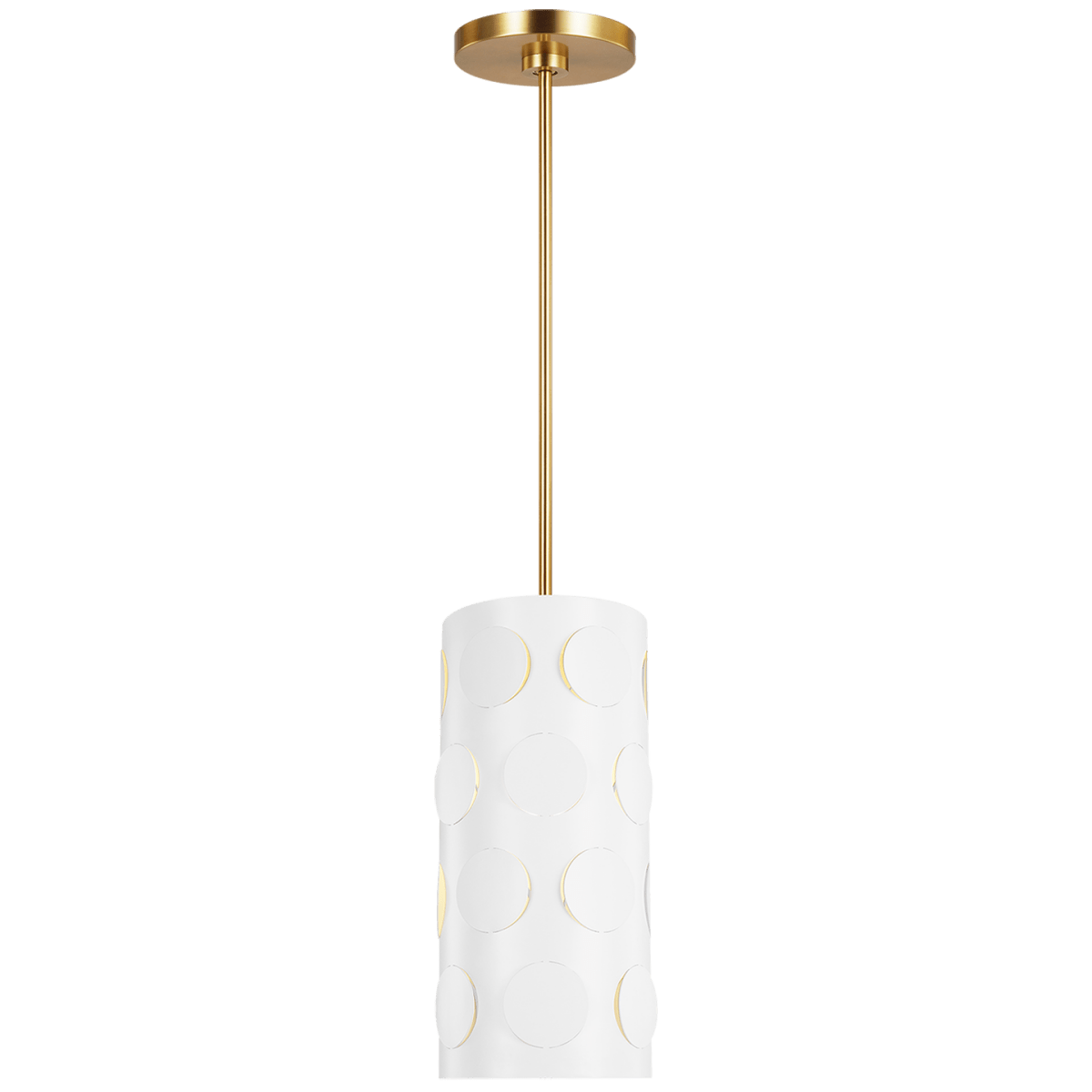 Suspension simple Dottie - Laiton brûlé by Visual Comfort Studio | Luminaires & cie