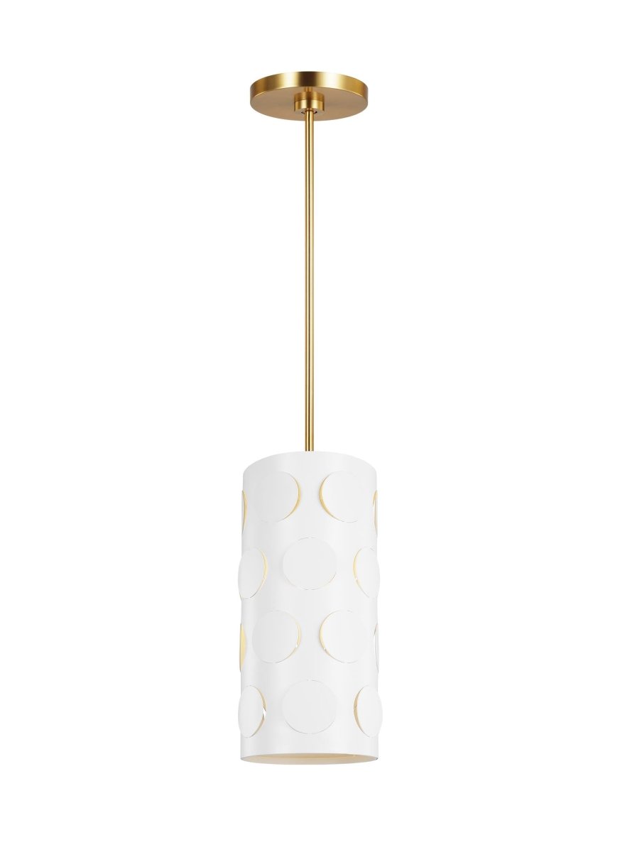 Suspension simple Dottie - Laiton brûlé by Visual Comfort Studio | Luminaires & cie