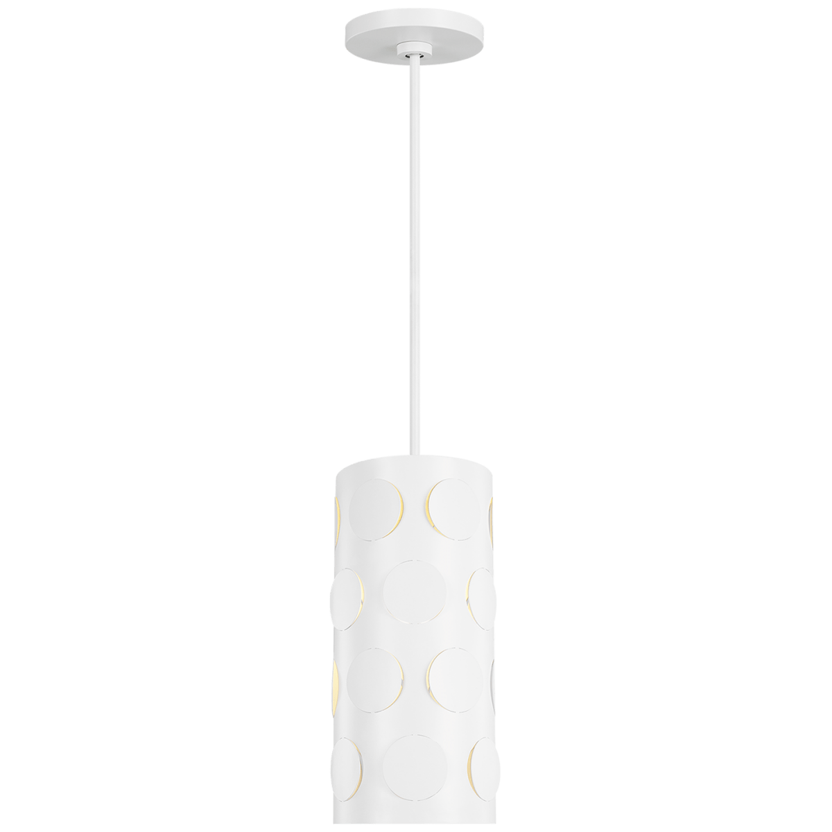 Suspension simple Dottie - Blanc mat by Visual Comfort Studio | Luminaires & cie