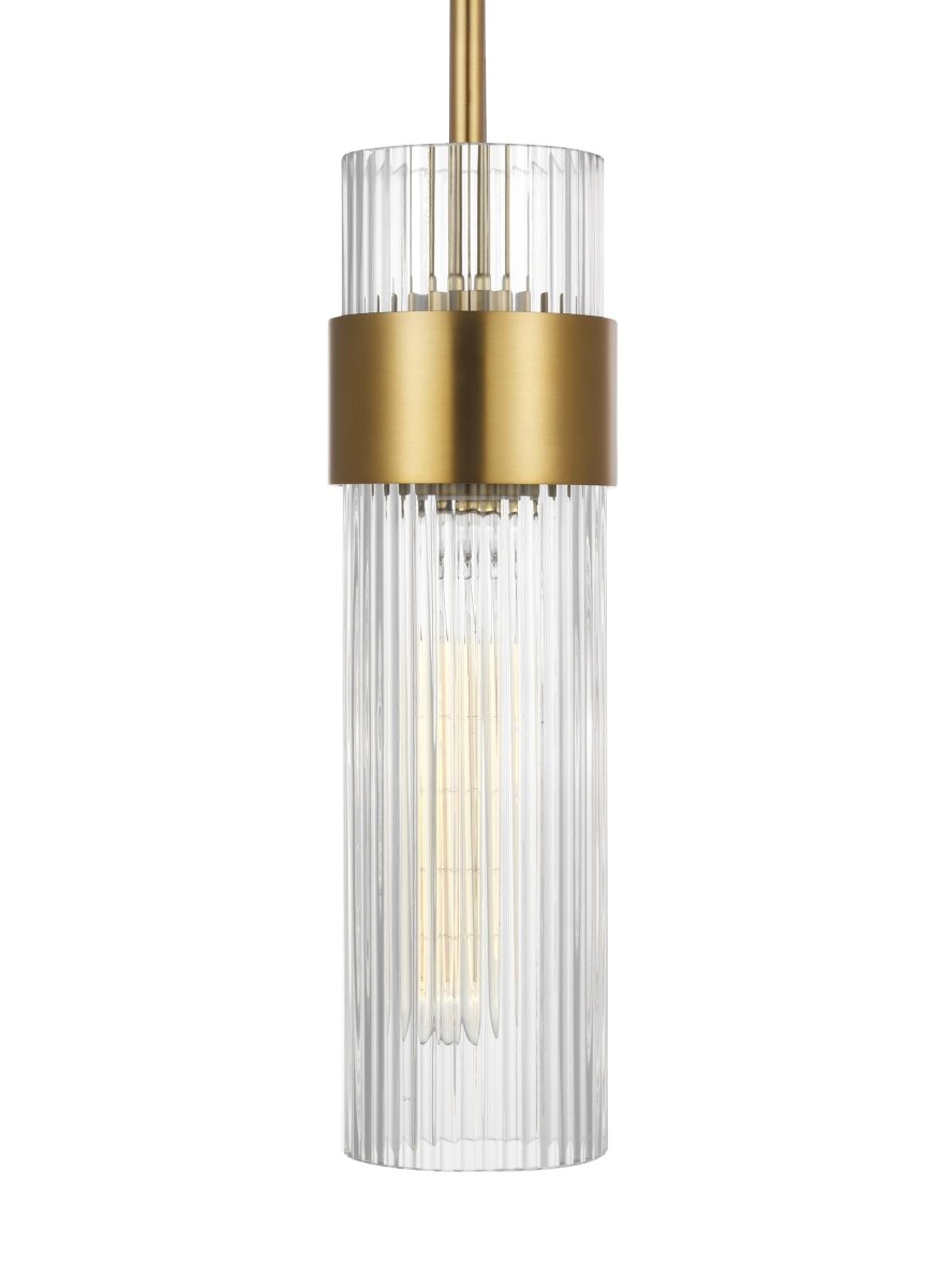 Suspension simple Geneva - Laiton brûlé by Visual Comfort Studio | Luminaires & cie