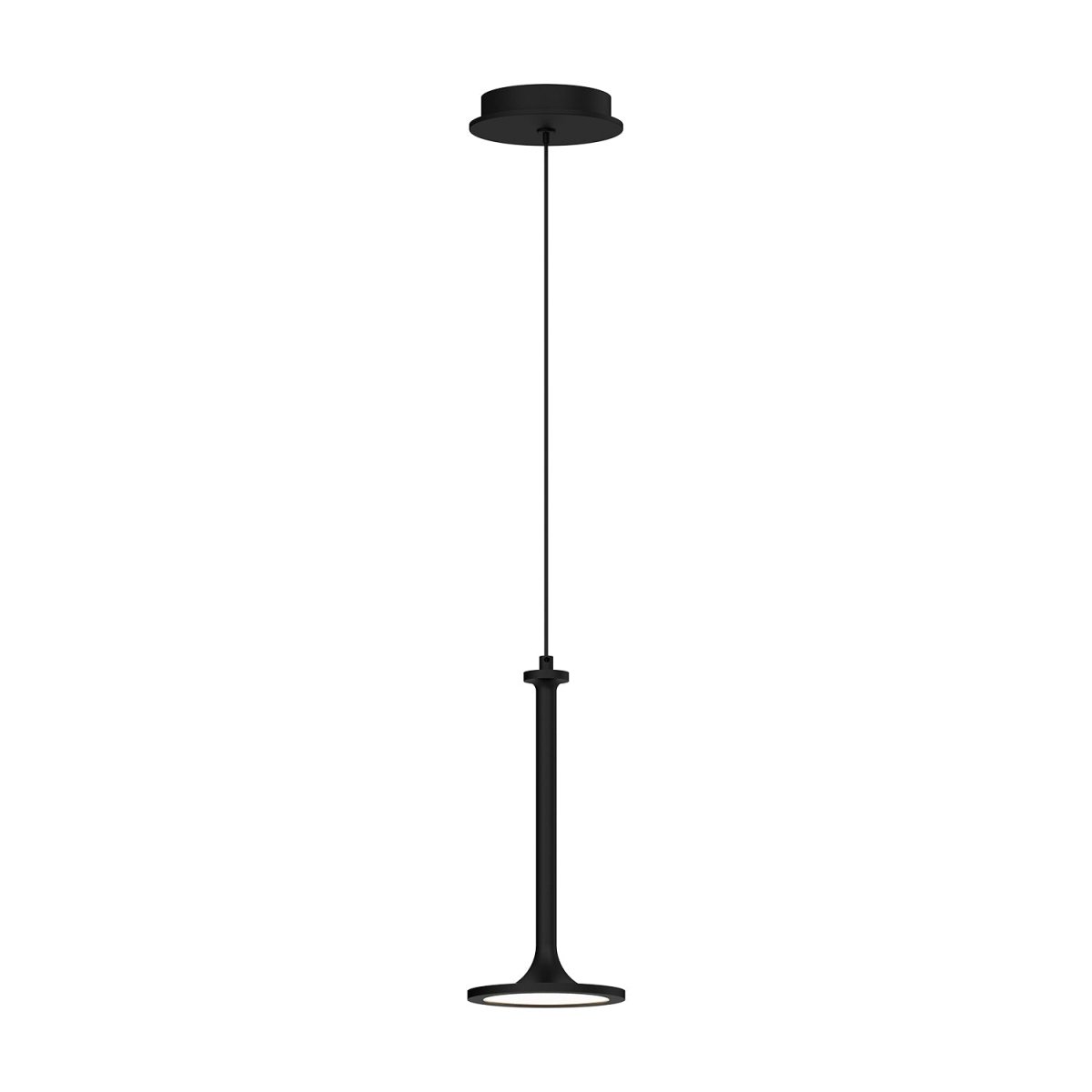 Suspension simple Issa - Noir mat by Alora Lighting | Luminaires & cie