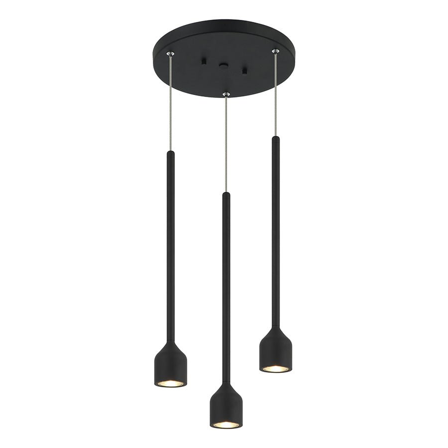 Suspension simple Lumenagio - Noir mat 11 7/8" by Matteo Lighting | Luminaires & cie