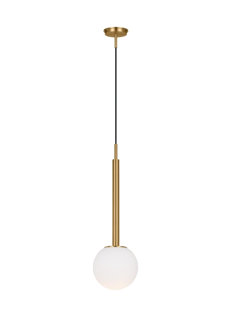 Suspension simple Nodes Boule - Laiton brûlé by Visual Comfort Studio | Luminaires & cie