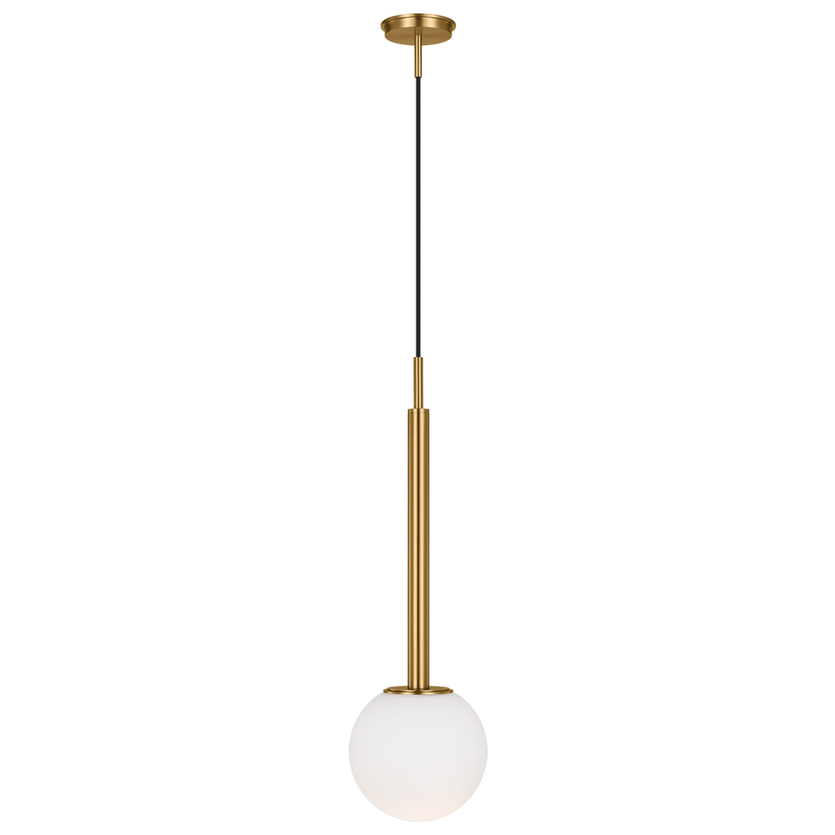Suspension simple Nodes Boule - Laiton brûlé by Visual Comfort Studio | Luminaires & cie