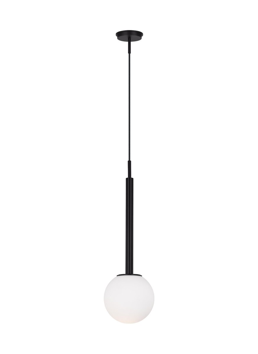 Suspension simple Nodes Boule - Noir de minuit by Visual Comfort Studio | Luminaires & cie