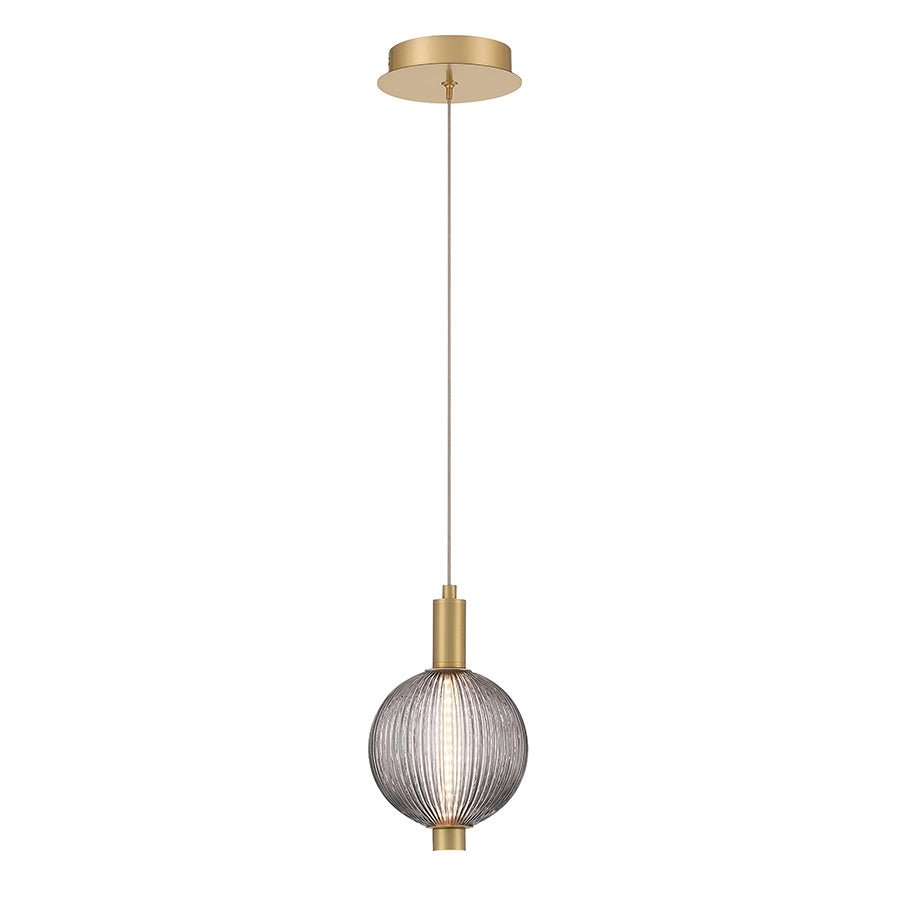 Suspension simple Palmas - Or 1 - boule by Eurofase | Luminaires & cie