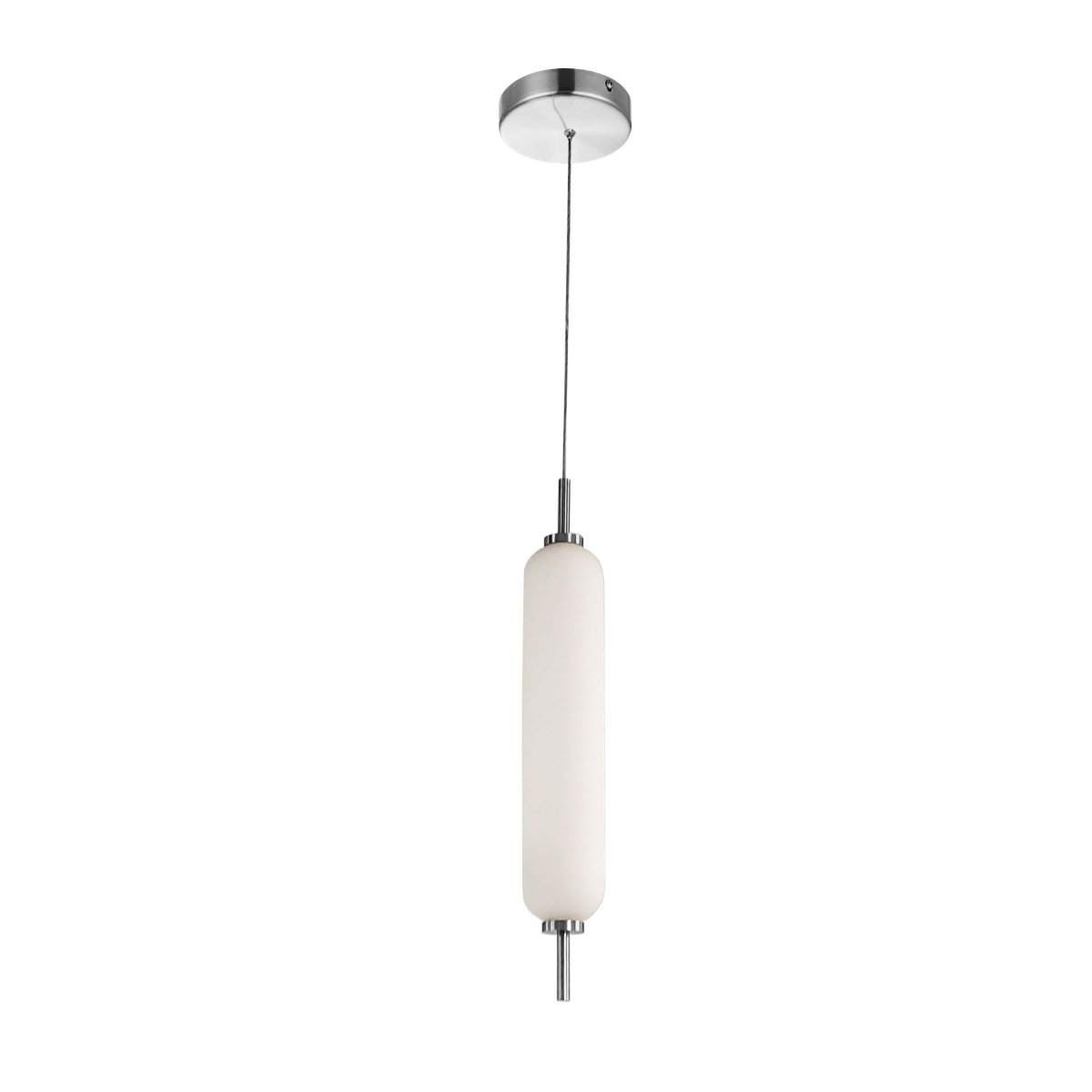 Suspension simple Typha - Chrome poli by Dainolite | Luminaires & cie