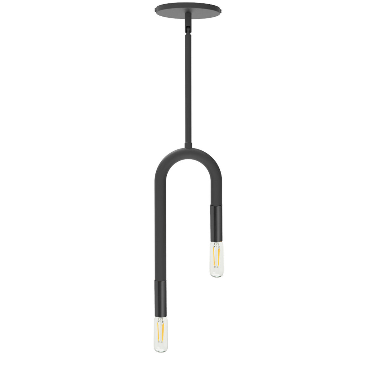 Suspension 2-lumières Wand Noir mat – Dainolite