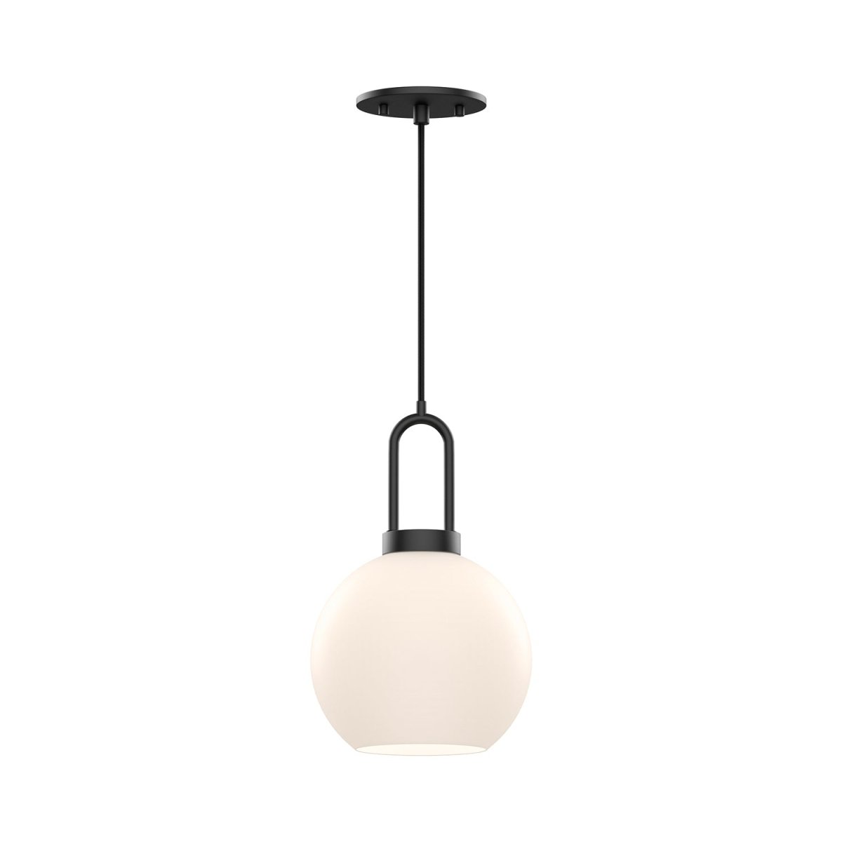 Suspension Soji - Verre mate mat / opale mate 7 7/8" by Alora Lighting | Luminaires & cie